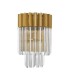 Wall Light 3 Light E14, Brass, Glass - 3
