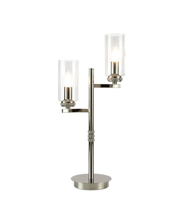 Table Lamp, 2 x E14, Polished Nickel - 1