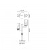 Table Lamp, 2 x E14, Polished Nickel - 2