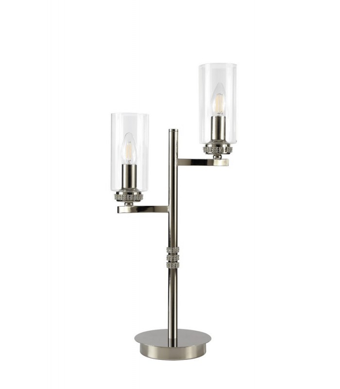 Table Lamp, 2 x E14, Polished Nickel - 3
