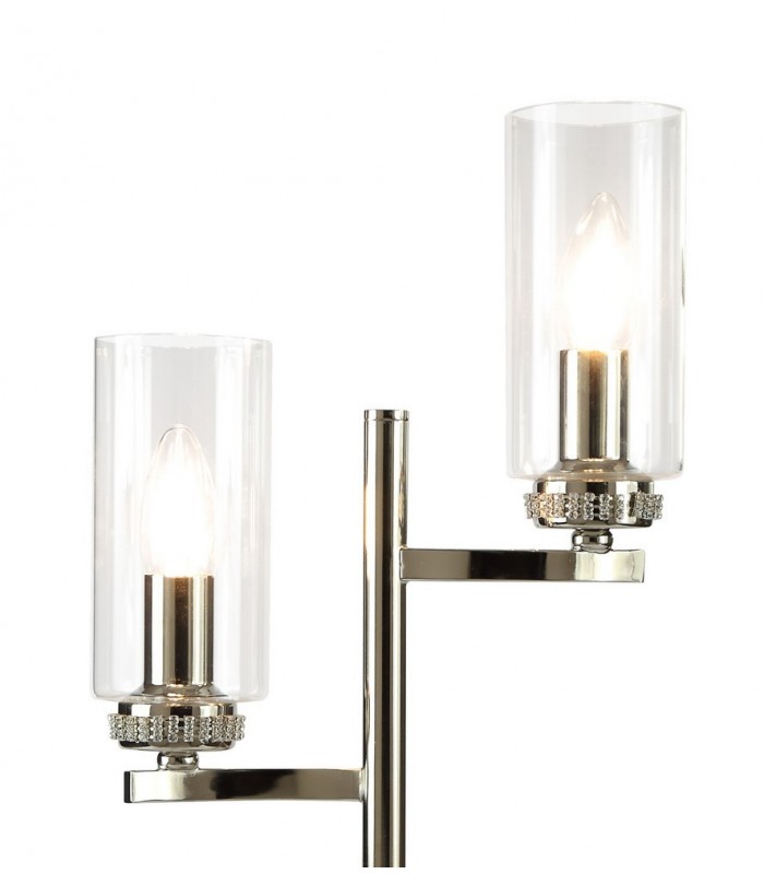 Table Lamp, 2 x E14, Polished Nickel - 5