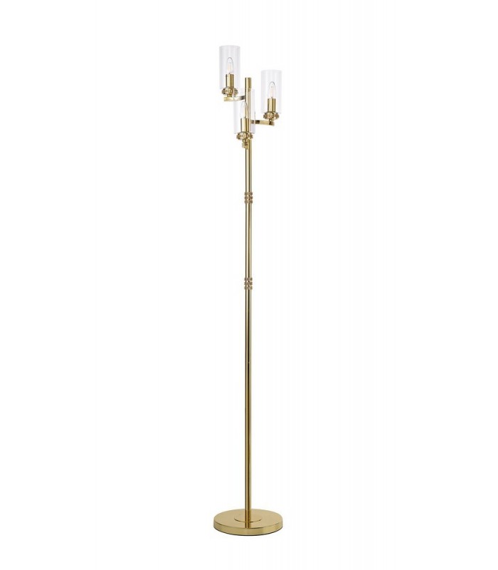 Floor Lamp, 3 x E14, Polished Gold - 3