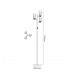 Floor Lamp, 3 x E14, Antique Brass - 2
