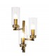 Floor Lamp, 3 x E14, Antique Brass - 6