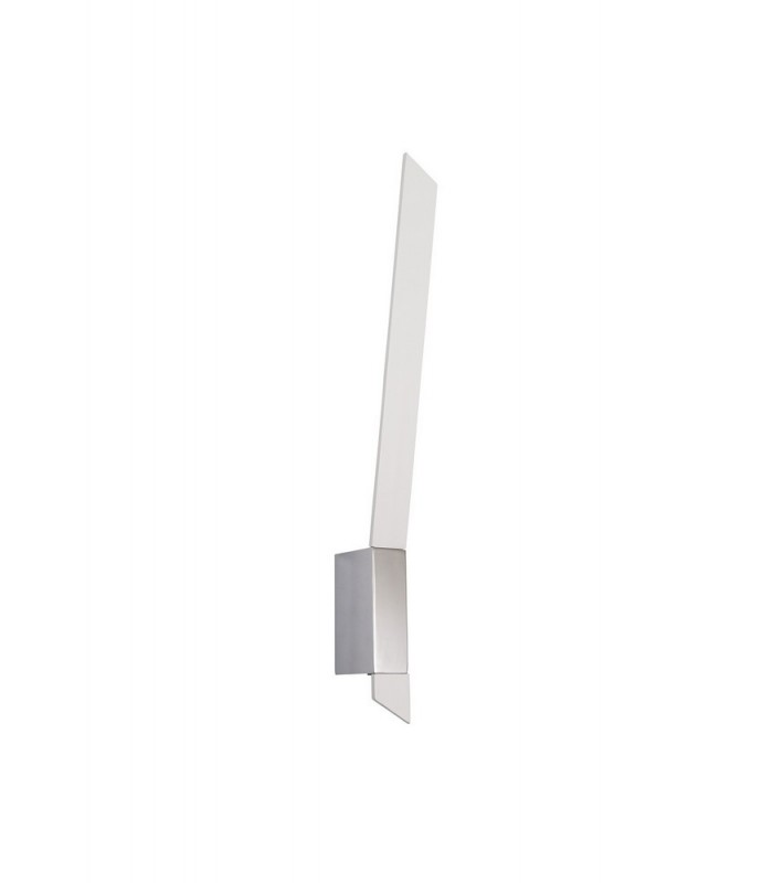 Wall Lamp, 1 x 8W LED, 3000K, 560lm, Sand White, Polished Chrome - 3