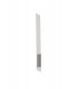 Wall Lamp, 1 x 8W LED, 3000K, 560lm, Sand White, Polished Chrome - 4