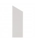 Wall Lamp, 1 x 8W LED, 3000K, 560lm, Sand White, Polished Chrome - 6