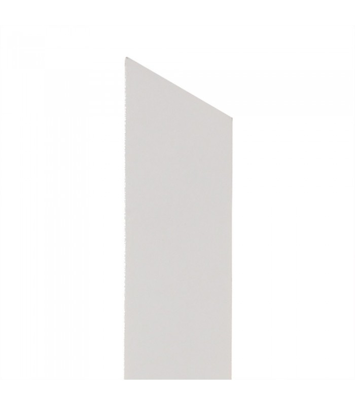 Wall Lamp, 1 x 8W LED, 3000K, 560lm, Sand White, Polished Chrome - 6