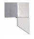 Wall Lamp, 1 x 8W LED, 3000K, 560lm, Sand White, Polished Chrome - 9
