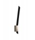 Wall Lamp, 1 x 8W LED, 3000K, 560lm, Sand Black, Satin Nickel - 3