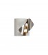 Wall Lamp, 1 x 7W LED, 3000K, 490lm, Sand White, Polished Chrome - 1