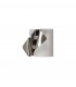 Wall Lamp, 1 x 7W LED, 3000K, 490lm, Sand White, Polished Chrome - 7