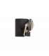 Wall Lamp, 1 x 7W LED, 3000K, 490lm, Sand Anthracite, Polished Chrome - 3