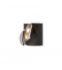 Wall Lamp, 1 x 7W LED, 3000K, 490lm, Sand Anthracite, Polished Chrome - 6