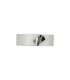 Wall Lamp, 1 x 10W LED, 3000K, 700lm, Sand White, Polished Chrome - 5