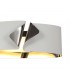 Wall Lamp, 1 x 10W LED, 3000K, 700lm, Sand White, Polished Chrome - 8