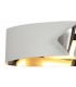 Wall Lamp, 1 x 10W LED, 3000K, 700lm, Sand White, Polished Chrome - 9