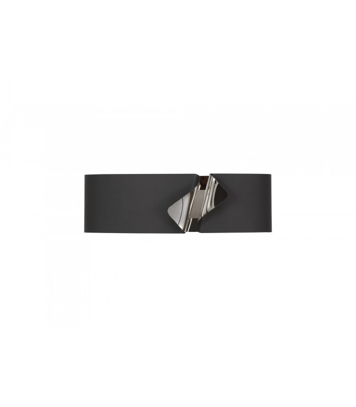 Wall Lamp, 1 x 10W LED, 3000K, 700lm, Sand Anthracite, Polished Chrome - 5