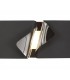 Wall Lamp, 1 x 10W LED, 3000K, 700lm, Sand Anthracite, Polished Chrome - 6