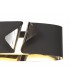 Wall Lamp, 1 x 10W LED, 3000K, 700lm, Sand Anthracite, Polished Chrome - 8