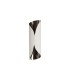 Wall Lamp, 1 x 7W LED, 3000K, 700lm, Sand White, Polished Chrome - 3