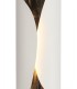 Wall Lamp, 1 x 7W LED, 3000K, 700lm, Sand White, Polished Chrome - 5