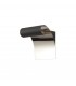 Wall Lamp, 1 x 8W LED, 3000K, 560lm, Sand Anthracite, Polished Chrome - 1