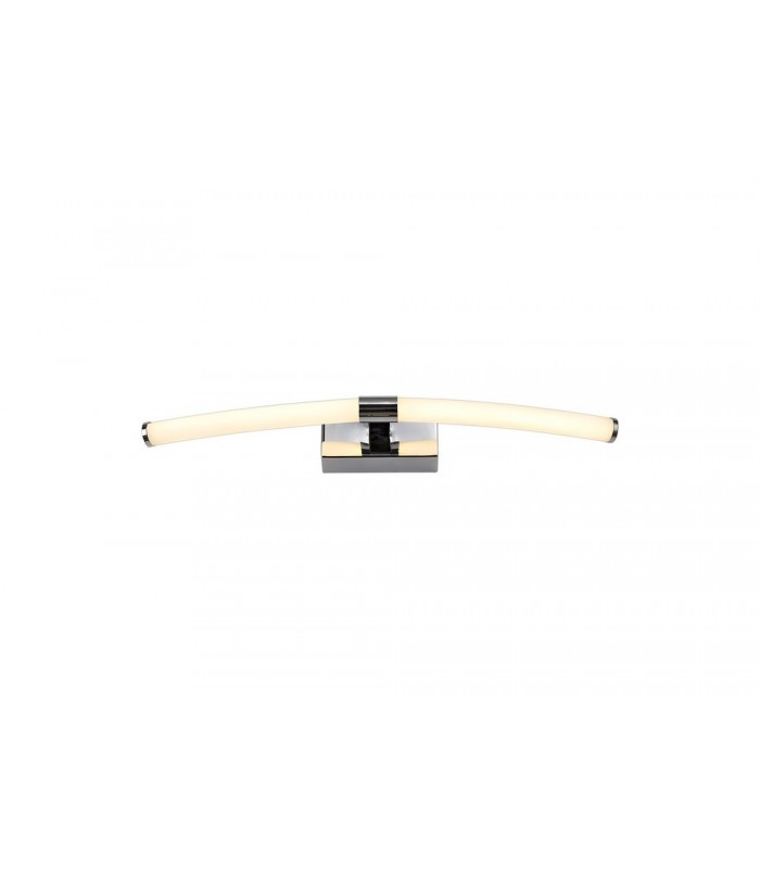 Bathroom Wall Lamp Small, 2 x 4W LED, 3000K, 560lm, IP44, Polished Chrome - 1