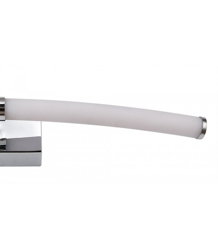 Bathroom Wall Lamp Small, 2 x 4W LED, 3000K, 560lm, IP44, Polished Chrome - 6
