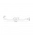 Bathroom Wall Lamp Large, 2 x 6W LED, 3000K, 840lm, IP44, Polished Chrome - 2