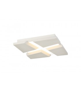 Flush Ceiling, 1 x 50W LED, 3000K, 3500lm, Sand White - 1