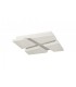 Flush Ceiling, 1 x 50W LED, 3000K, 3500lm, Sand White - 3