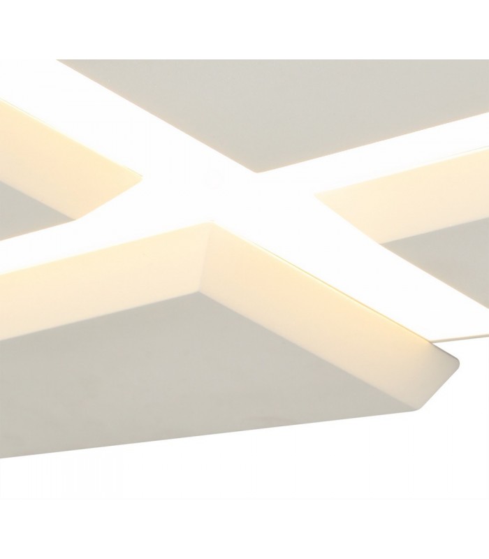 Flush Ceiling, 1 x 50W LED, 3000K, 3500lm, Sand White - 6
