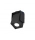 Adjustable Square Spotlight, 1 Light GU10, Sand Anthracite, Cut Out: 62mm - 1