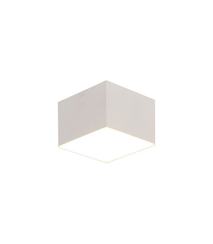 Spotlight 9cm Square 1 x 10W LED, 3000K, 700lm, Sand White - 4