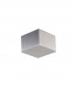 Spotlight 9cm Square 1 x 10W LED, 3000K, 700lm, Satin Aluminium - 3