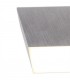 Spotlight 9cm Square 1 x 10W LED, 3000K, 700lm, Satin Aluminium - 7