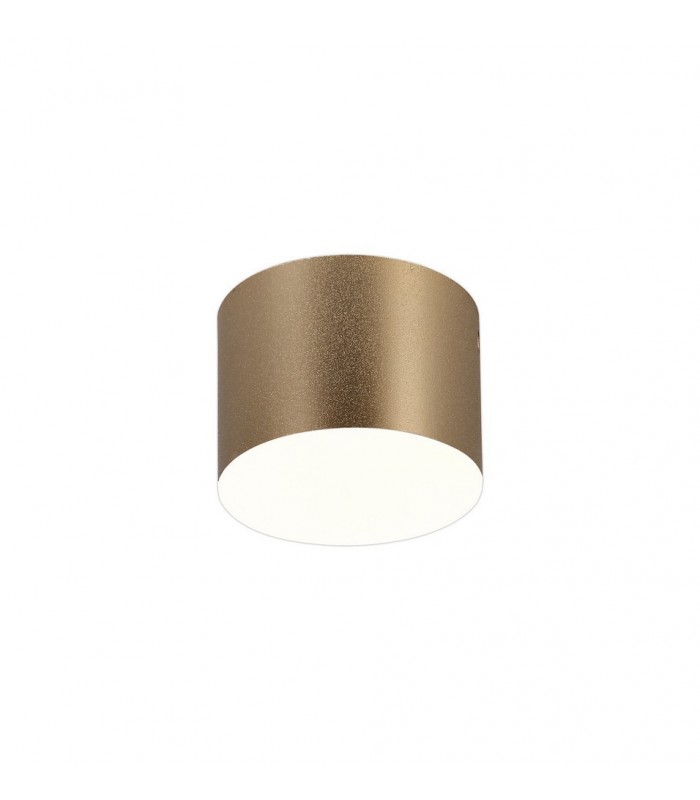 Spotlight 10.5cm Round 1 x 10W LED, 3000K, 700lm, Satin Gold - 4