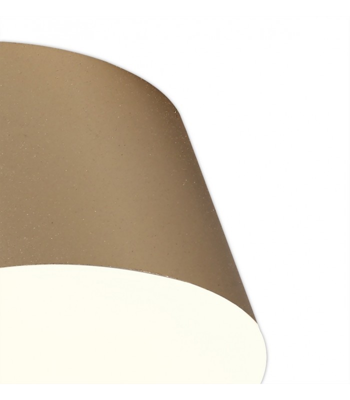 Spotlight 10.5cm Round 1 x 10W LED, 3000K, 700lm, Satin Gold - 6