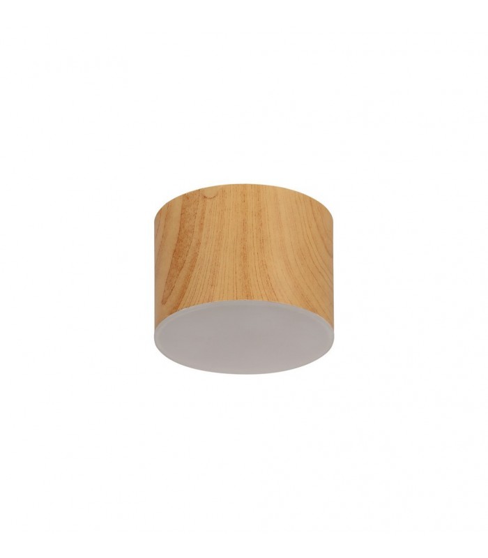 Spotlight 10.5cm Round 1 x 10W LED, 3000K, 700lm, Pine Wood - 3