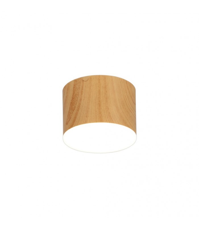 Spotlight 10.5cm Round 1 x 10W LED, 3000K, 700lm, Pine Wood - 4