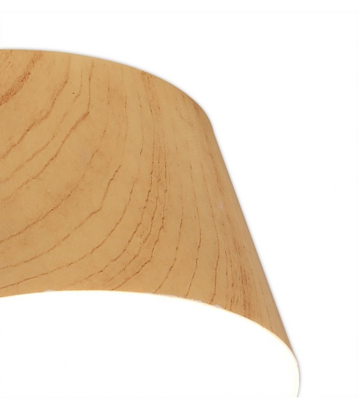 Spotlight 10.5cm Round 1 x 10W LED, 3000K, 700lm, Pine Wood - 6