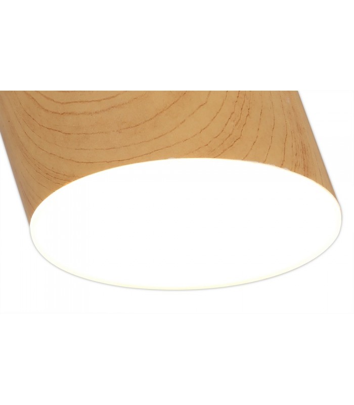 Spotlight 10.5cm Round 1 x 10W LED, 3000K, 700lm, Pine Wood - 8