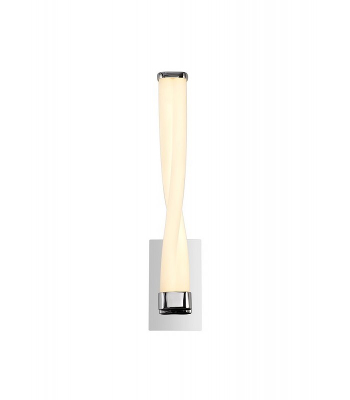 Bathroom Wall Lamp Small, 2 x 5W LED, 3000K, 700lm, IP44, Polished Chrome - 1