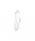 Bathroom Wall Lamp Small, 2 x 5W LED, 3000K, 700lm, IP44, Polished Chrome - 2