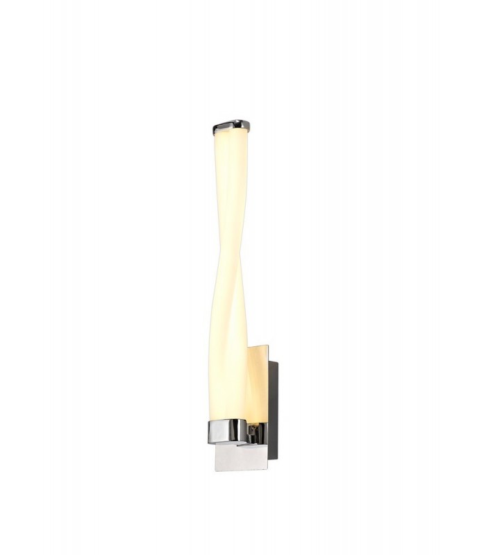 Bathroom Wall Lamp Small, 2 x 5W LED, 3000K, 700lm, IP44, Polished Chrome - 4