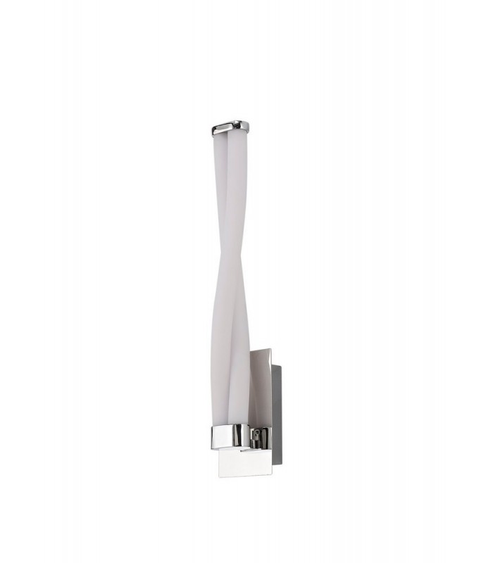 Bathroom Wall Lamp Small, 2 x 5W LED, 3000K, 700lm, IP44, Polished Chrome - 5