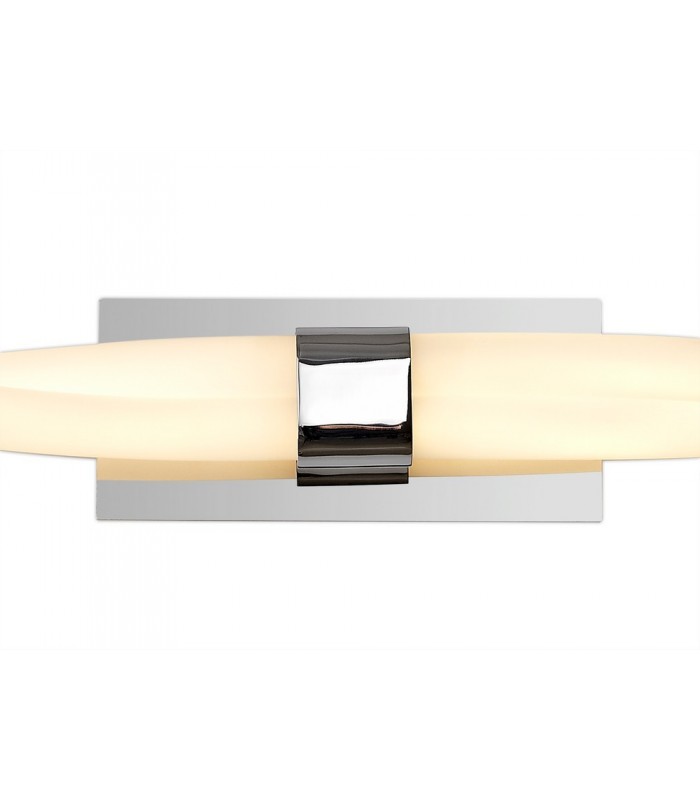 Bathroom Wall Lamp Large, 2 x 10W LED, 3000K, 1400lm, IP44, Polished Chrome - 4