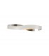 Wall Lamp, 1 x 6W LED, 3000K, 420lm, Sand White, Polished Chrome - 1