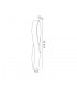 Wall Lamp, 1 x 6W LED, 3000K, 420lm, Sand White, Polished Chrome - 2